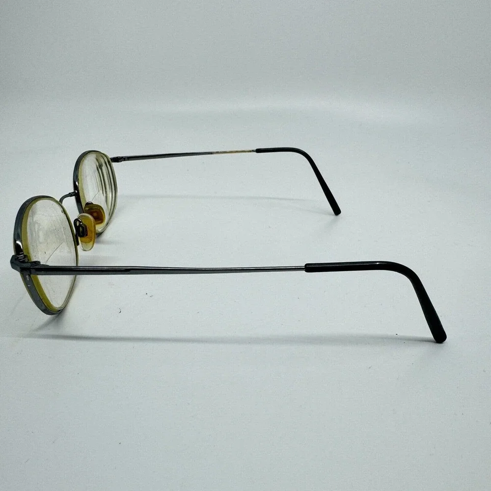 Flexon By Marchon Glasses‎ Dark Grey 50-20-140 Used Dark Silver H9997